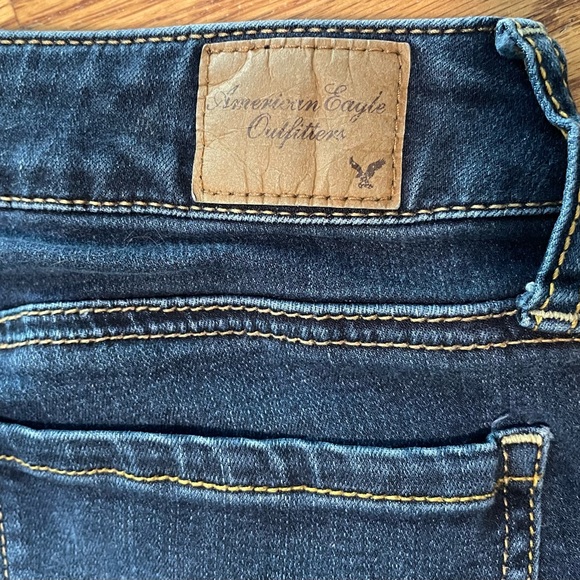American Eagle SUPER STRETCH Skinny Jeans Dark Wash - Picture 8 of 12